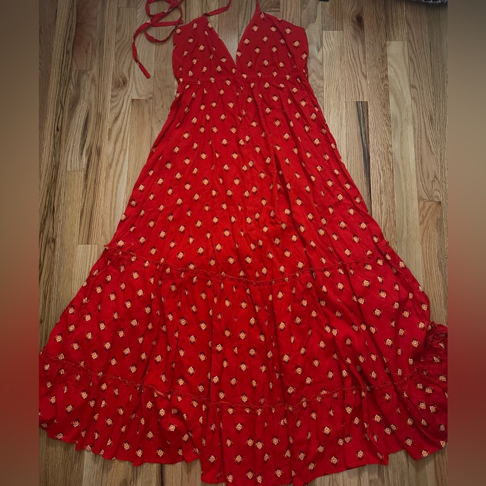 Gorgeous S Red Maxi-Dress